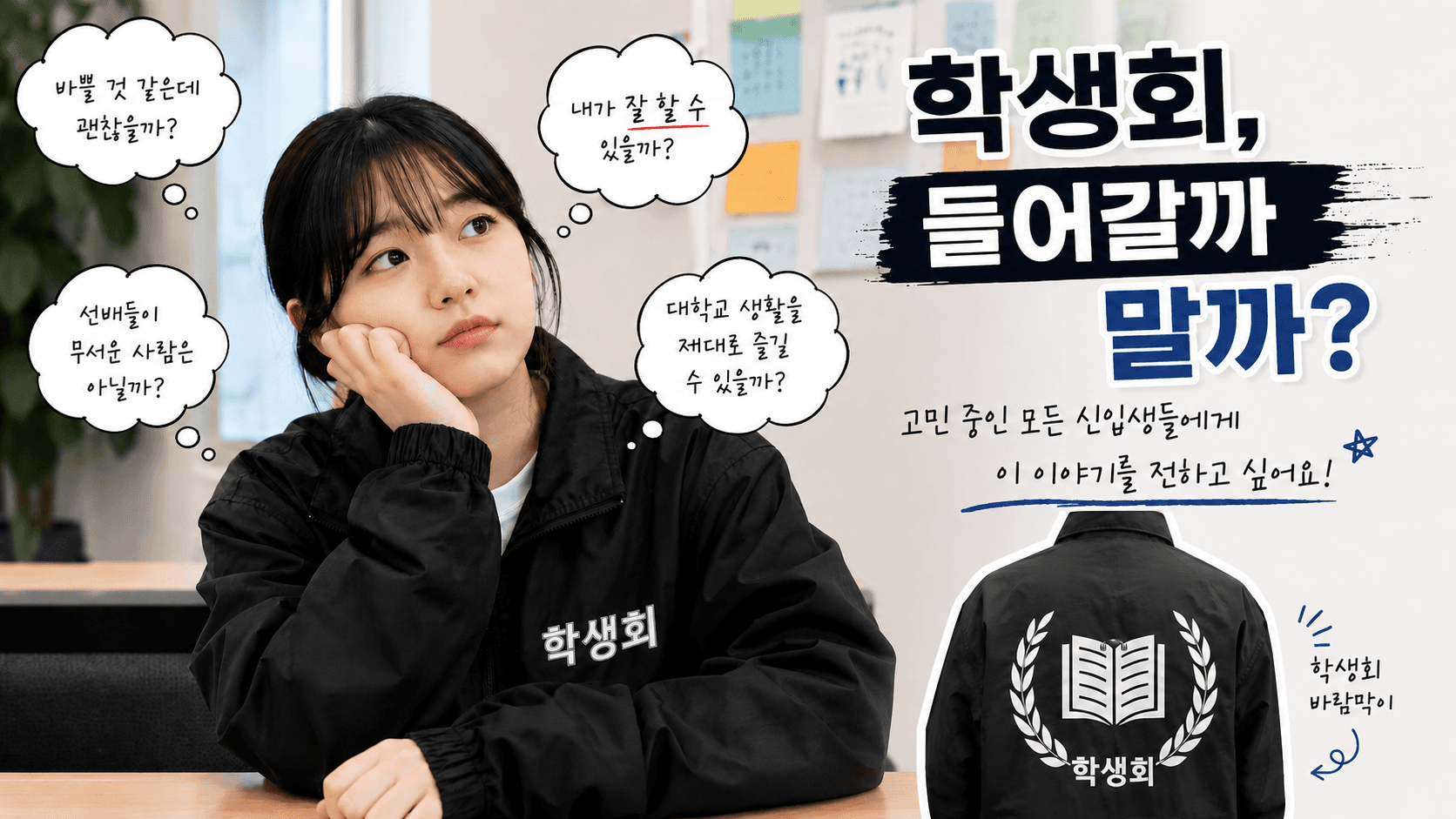 대학교 학생회 지원 망설여질 때, 꼭 알았으면 하는 이야기