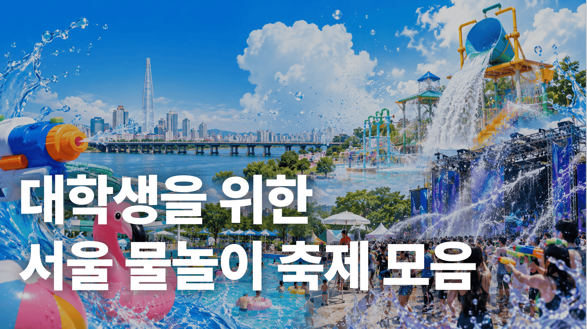 종강했는데 집에만 있을 거야? 서울 물놀이 축제 총정리