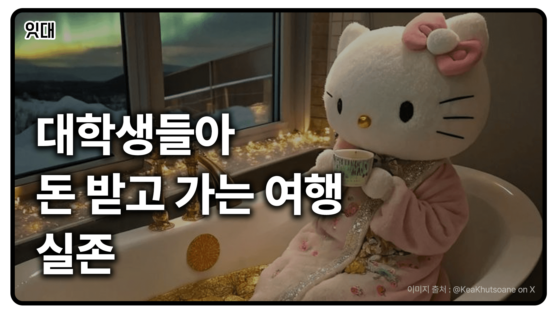 대학생 여행비 지원 : 한 달 살기 돈 받고 떠나자